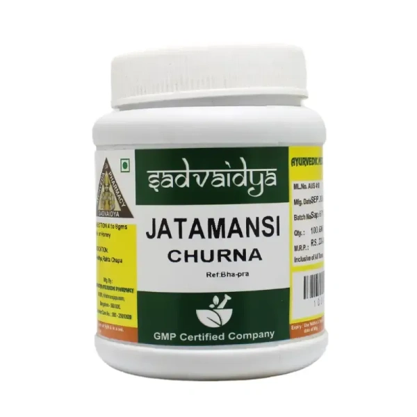 SADVAIDYASALA PRIVATE Jatamansi Churna - Sadvaidya - 100gm