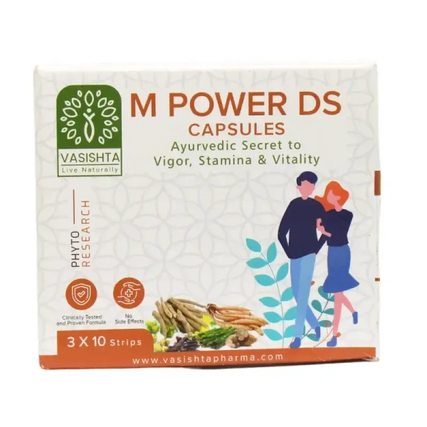 VASISHTA PHARMA M-Power Ds - Vasishta - 30 Capsules
