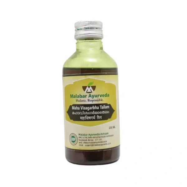 MALABAR AYURVEDA ASH Mahavishagarbha Taila - Malabar - 200ml