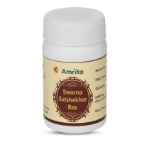AMRITA DRUGS  Swarna Sutshekhar Ras - Amrita - 10 Tablet