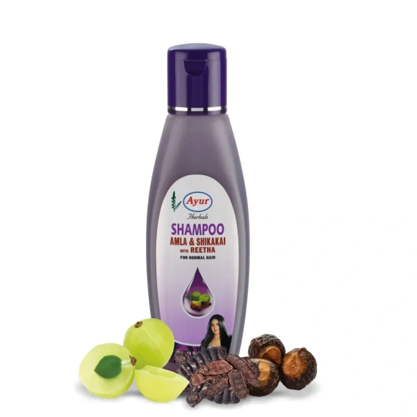 AYUR Ayur Amla Shikakai Shampoo - Ayur - 500Ml