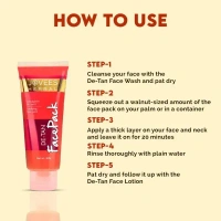 JOVEES HERBAL CARE De-Tan Face Pack With Wheat Germ & Carrot - Jovees - 100g