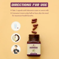 MANKIND PHARMA Ashwagandha 500Mg Veg Capsule - Upkarma - 90Capsules