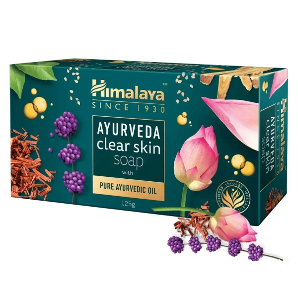 HIMALAYA DRUGS Ayurveda Clear Skin Soap - Himalaya - 125g
