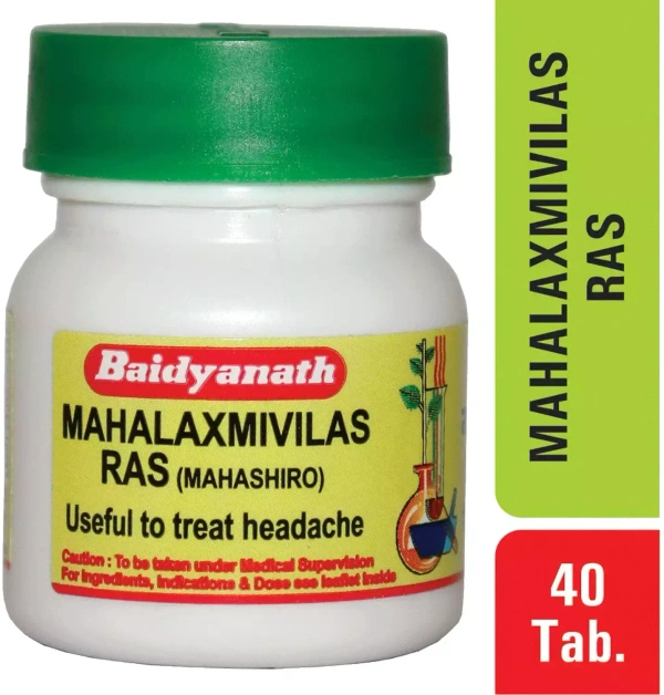 BAIDYANATH Mahalaxmivilas Ras (Mahashiro) - Baidyanath - 40Tablet