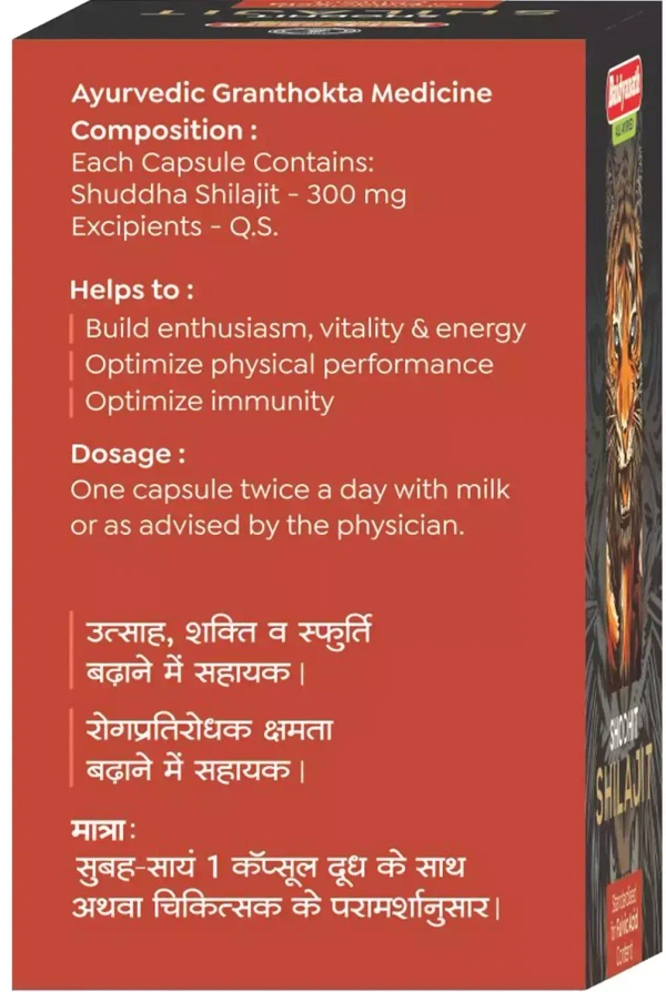 BAIDYANATH  Shilajit Capsule - Baidyanath - 30Capsule