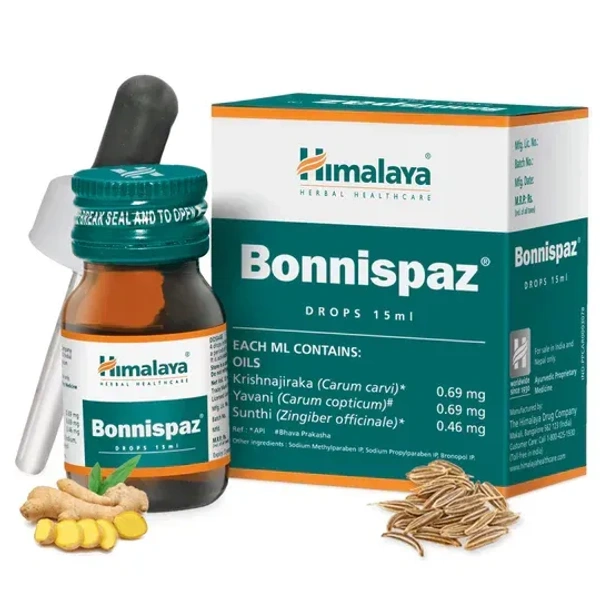 HIMALAYA DRUGS Bonnispaz Drops - Himalaya - 15Ml