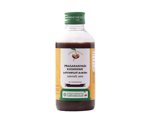 VAIDYARATHNAM Prasaranyadi Kashayam - Vaidyaratnam - 200Ml