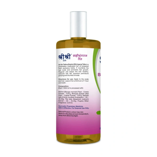 SRI SRI AYURVEDA Brahmi Bringaraj Taila - Sri Sri - 100Ml