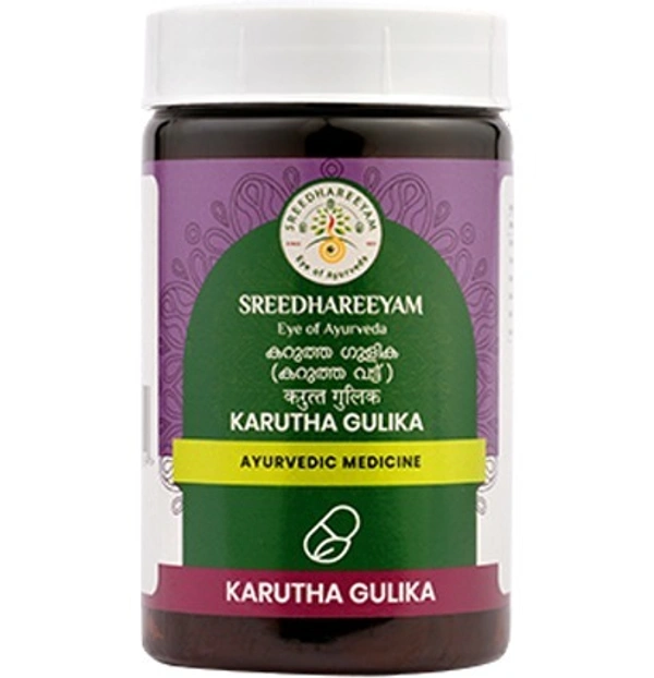 SREEDHAREEYAM Karutha Gulika - Sreedhareeyam - 60 Tablets