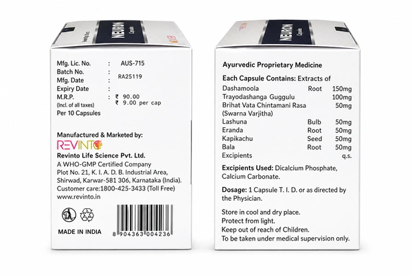 REVINTO LIFE SCIENCE Neuron Capsule - Revinto - 100 Capsules