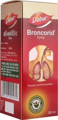 DABUR INDIA LIMITED Broncorid Syrup - Dabur  - 200Ml