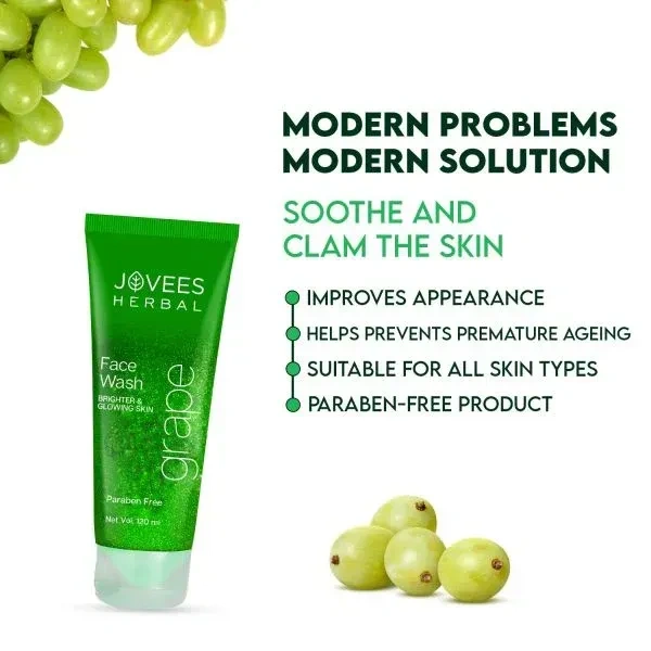 JOVEES HERBAL CARE Grape Face Wash - Jovees - 120ml