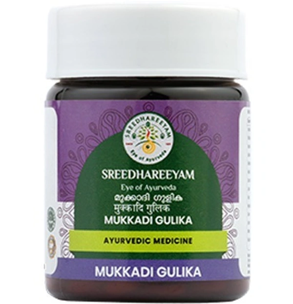 SREEDHAREEYAM Mukkadi Gulika - Sreedhareeyam - 60 Tablets