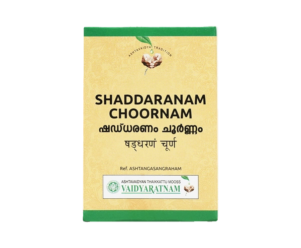 VAIDYARATHNAM Shaddaranam Choorna - Vaidyaratnam - 50Gm