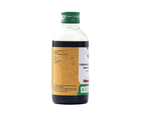 VAIDYARATHNAM Thekaraja Tail - Vaidyaratnam - 200Ml