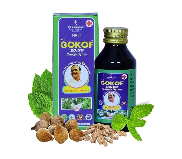 FIZIKEM LABS Gokof Syrup - Fizikem - 100Ml