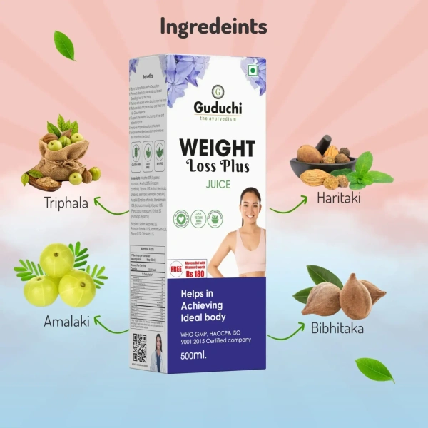 GUDUCHI THE AYURVEDI Weight Loss Plus Juice - Guduchi - 500ml