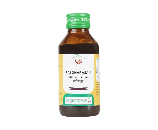 VAIDYARATHNAM Rasonarasam Kashayam - Vaidyaratnam - 100Ml