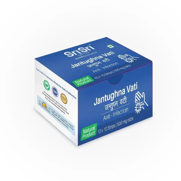 SRI SRI AYURVEDA Jantughna Vati  - Sri Sri - 10 Tablets
