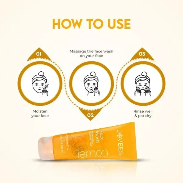 JOVEES HERBAL CARE Lemon Face Wash - Jovees - 120ml