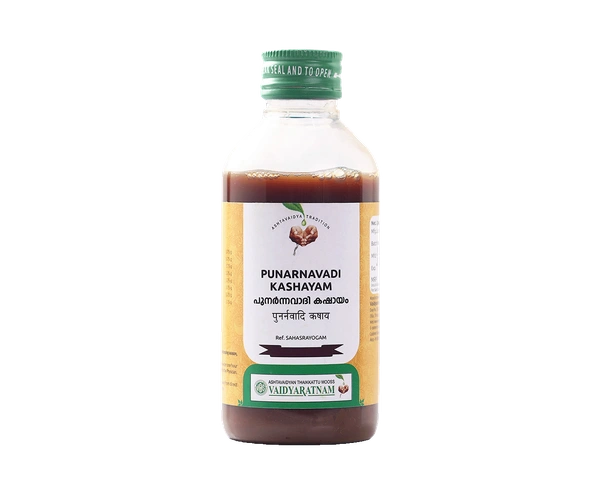 VAIDYARATHNAM Punarnavadi Kashayam - Vaidyaratnam - 200Ml