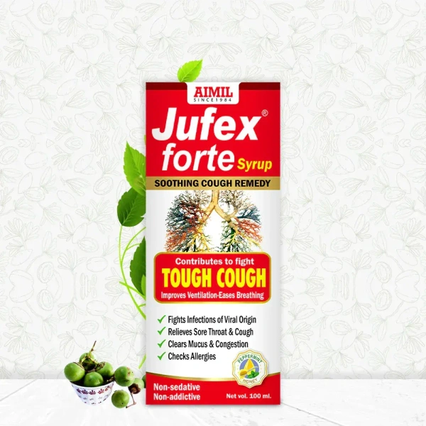 AIMIL PHARMACEUTICAL Jufex Forte Syrup - Aimil  - 100Ml