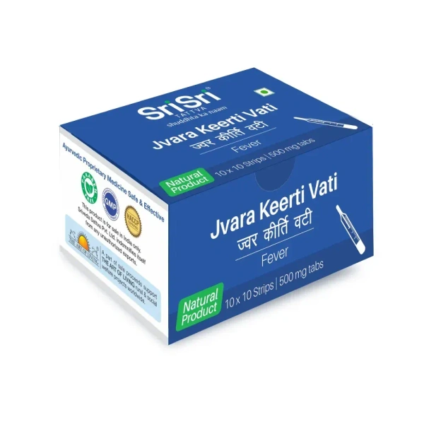 SRI SRI AYURVEDA Jvara Keerti Tablet - Sri Sri - 10 Tablets