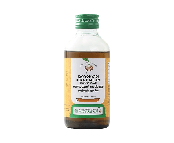 VAIDYARATHNAM Kayyonyadi Kera Tail - Vaidyaratnam - 200Ml