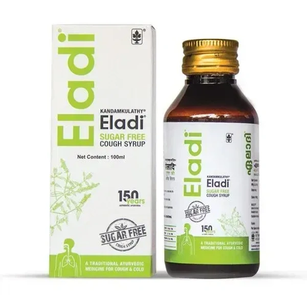 KANDAMKULATHY VAIDYA Eladi Sugar Free Cough Syrup - Kandamkulathy - 100ml