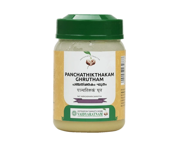 VAIDYARATHNAM Panchathikthakam Ghrutham - Vaidyaratnam - 150Gm
