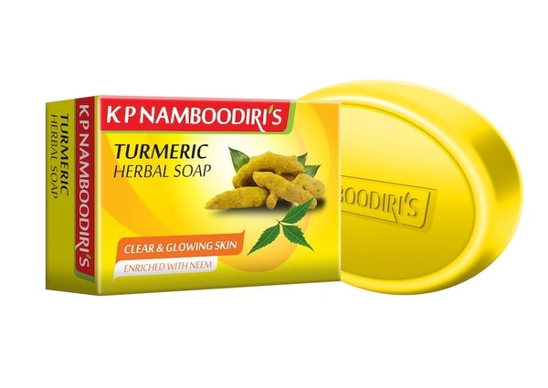 K.P.NAMBOORDIRI  Turmeric Sandal Soap - K.P.Namboordiri - 75gm