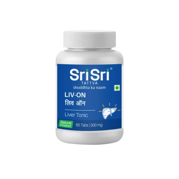SRI SRI AYURVEDA Liv On Tablet - Sri Sri - 60 Tablets