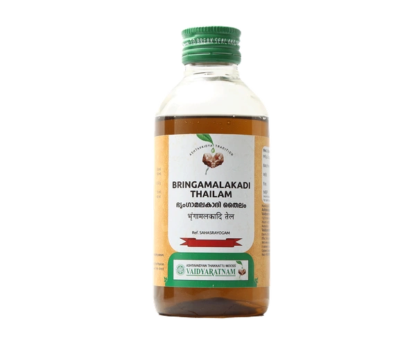 VAIDYARATHNAM Bringamalakadi Thailam - Vaidyaratnam - 200ml