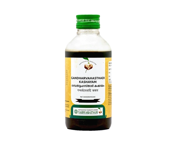 VAIDYARATHNAM Gandharvahasthadi Kashayam - Vaidyaratnam - 200Ml