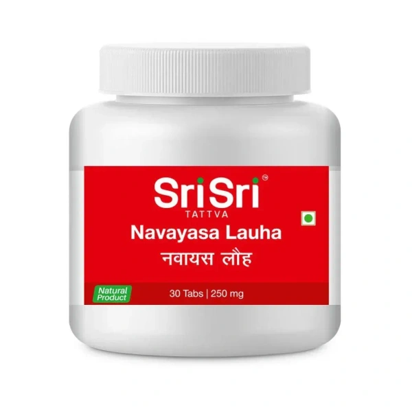 SRI SRI AYURVEDA Navayasa Lauha 250Mg  - Sri Sri  - 30 Tablets