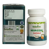 RAJASTHAN HERBALS  Neurozen Capsule - Rajasthan - 30 Capsules