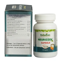 RAJASTHAN HERBALS  Neurozen Capsule - Rajasthan - 30 Capsules