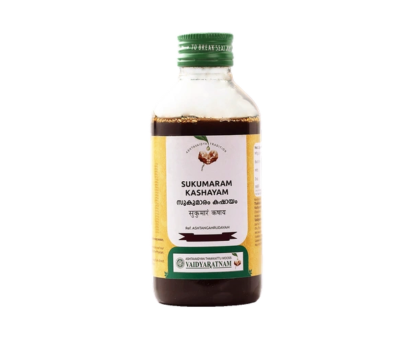 VAIDYARATHNAM Sukumaram Kashayam - Vaidyaratnam - 200Ml