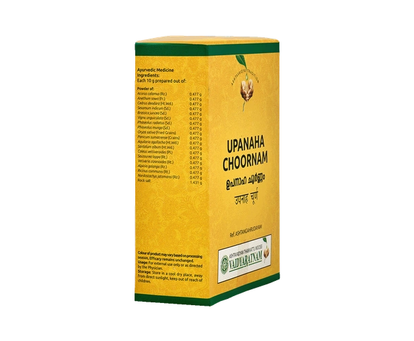 VAIDYARATHNAM Upanaham Choornam - Vaidyaratnam - 100Gm