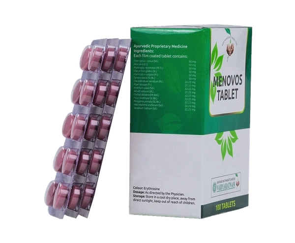 VAIDYARATHNAM Menovos Tablet - Vaidyaratnam - 10 Tablets