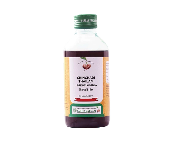 VAIDYARATHNAM Chinchadi Thailam - Vaidyaratnam - 200ml