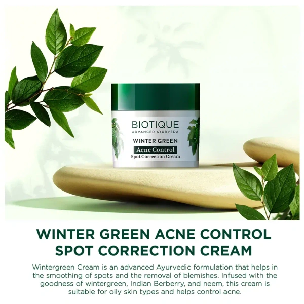 BIOTIQUE Winter Green cream - Biotique - 15gm
