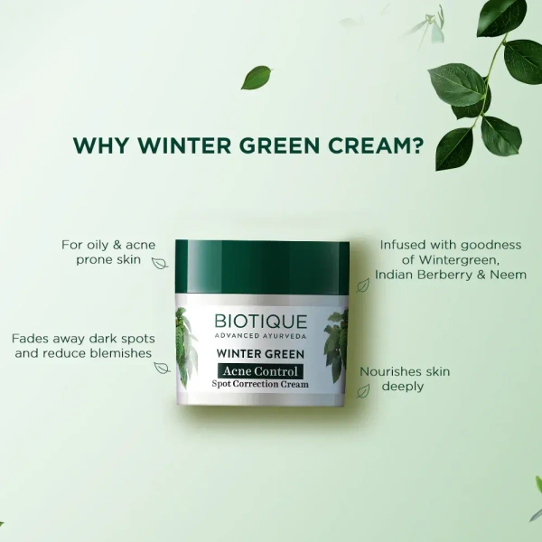 BIOTIQUE Winter Green cream - Biotique - 15gm
