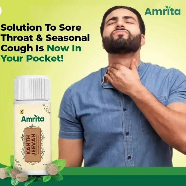 AMRITA HERBOCEUTICAL Kanth Jeevan - Amrita Herbo - 60 Tablet