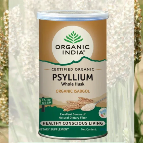 ORGANIC INDIA Psylium Husk  - Organic - 100g