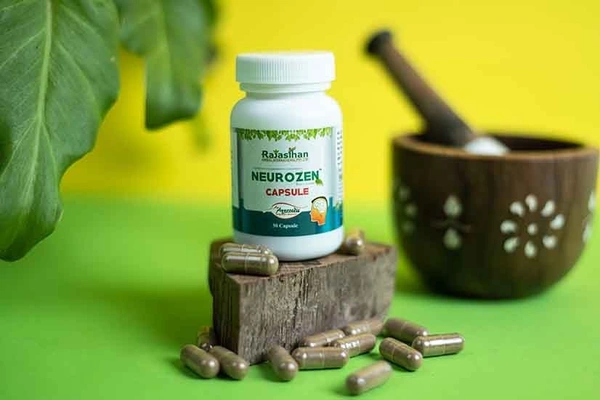 RAJASTHAN HERBALS  Neurozen Capsule - Rajasthan - 30 Capsules