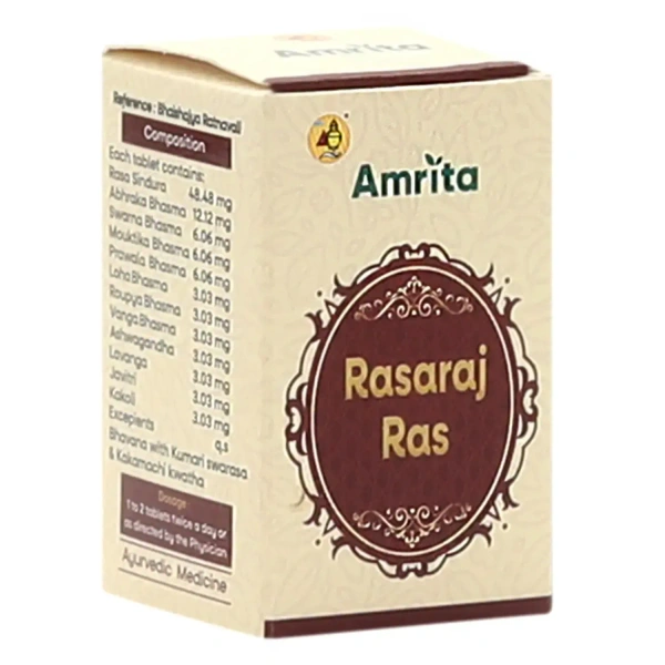 AMRITA DRUGS  Rasraj Ras(Gold) - Amrita - 100 Tablet