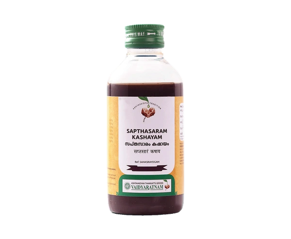 VAIDYARATHNAM Sapthasaram Kashyam - Vaidyaratnam - 200Ml