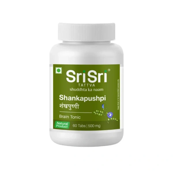 SRI SRI AYURVEDA Shankapushpi Tablet - Sri Sri - 60 Tablets